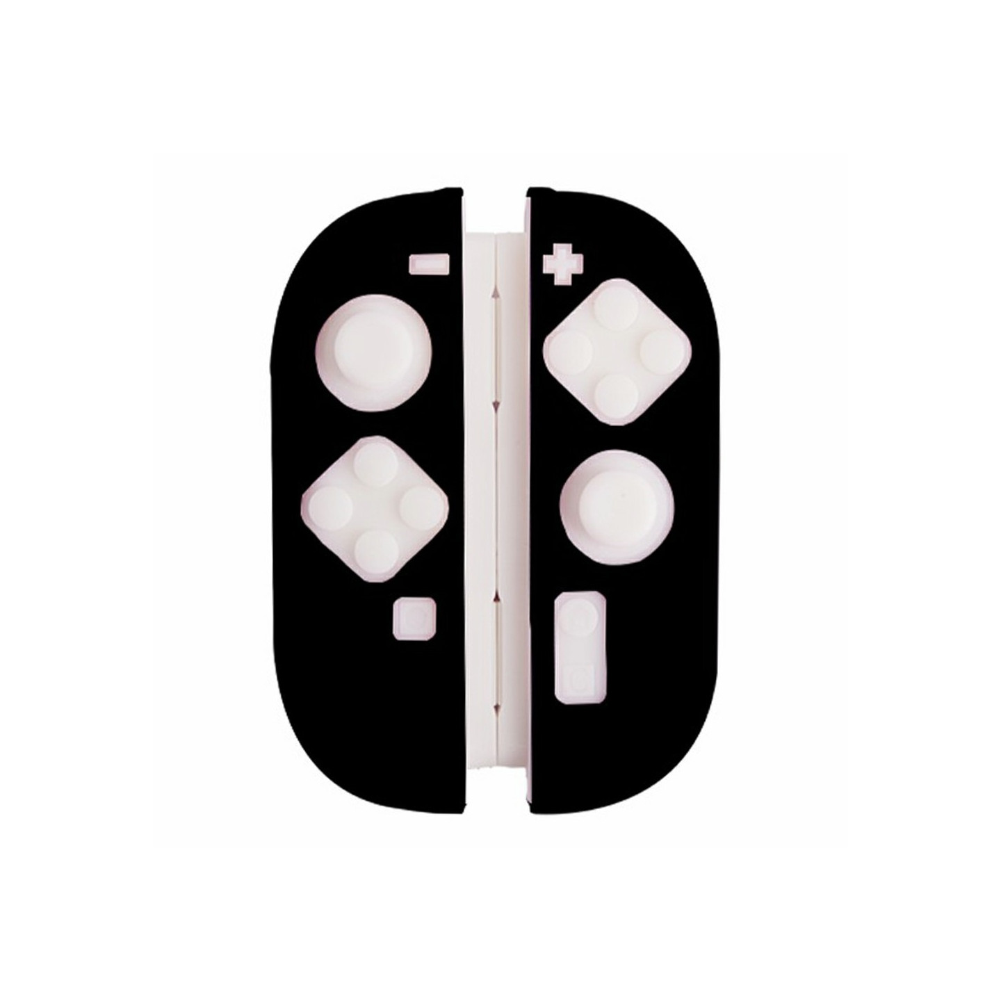 1 par silikone-etui kompatibel med Nintendo Switch 2 controller - Sort