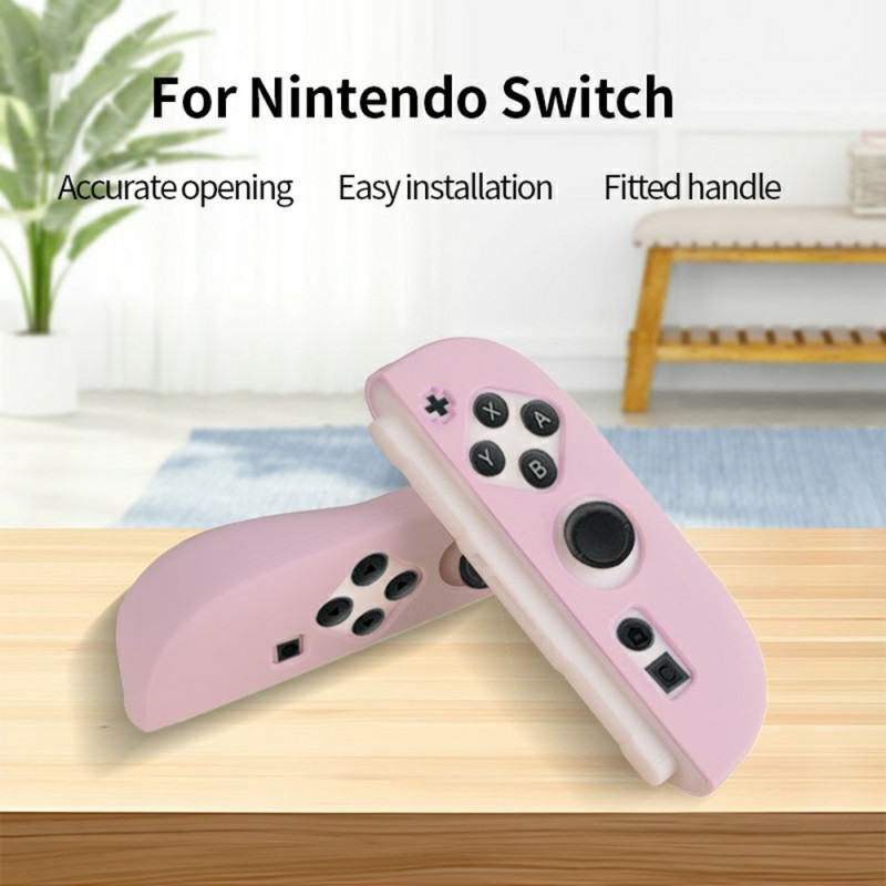 1 Pair Compatible with Nintendo Switch 2 Controller Silicone Case - Black