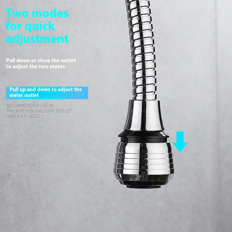 Kjøkkenkranforlenger Vaskblander 360 graders svingbar tut