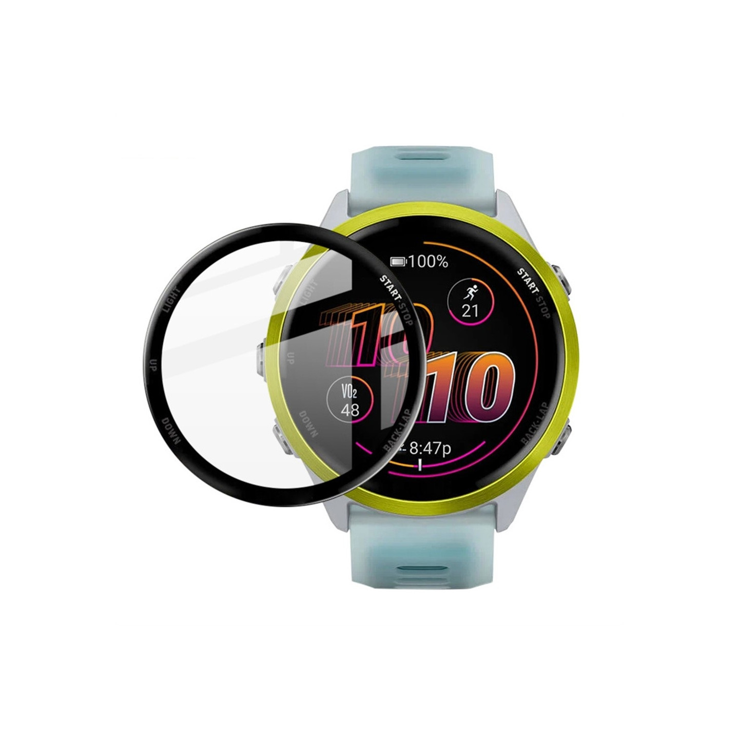 IMAK For Garmin Forerunner 570 47mm Screen Protector Anti Scratch PMMA Watch Film