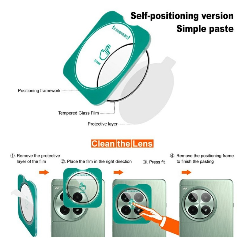 IMAK Honor Magic7 Pro 5G Kameran Linssinsuoja Karkaistu Lasi Linssikalvo Itseasettuvalla Kehyksellä