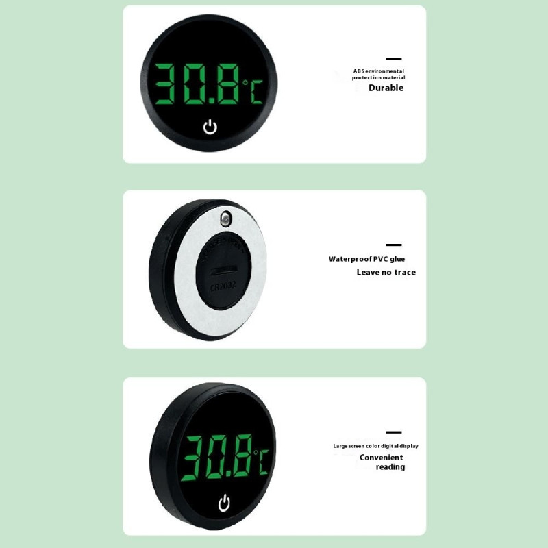 Digitalt akvarietermometer LED-display Akvarium med høj præcisionstemperaturmåler