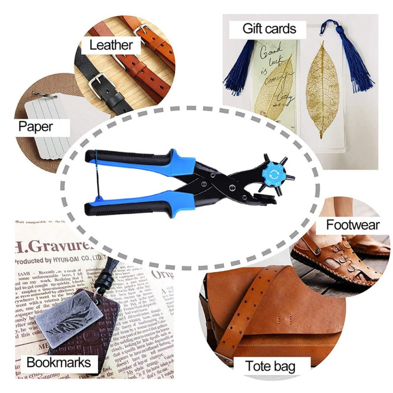 Rei'itin Nahkavyön Rei'itin Askartelutyökalusarja - Sininen