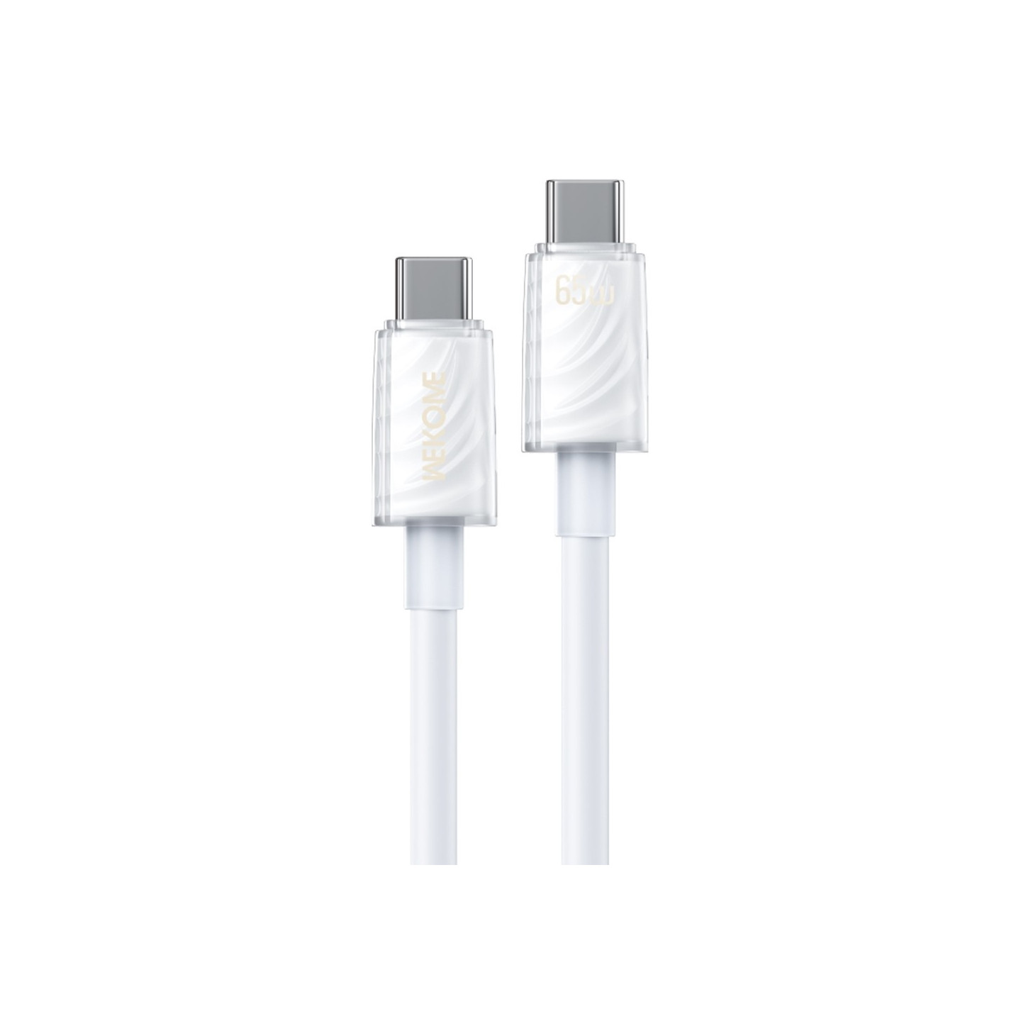 USB-C til USB-C 65W superrask ladekabel 480 Mbps høyhastighetsoverføring