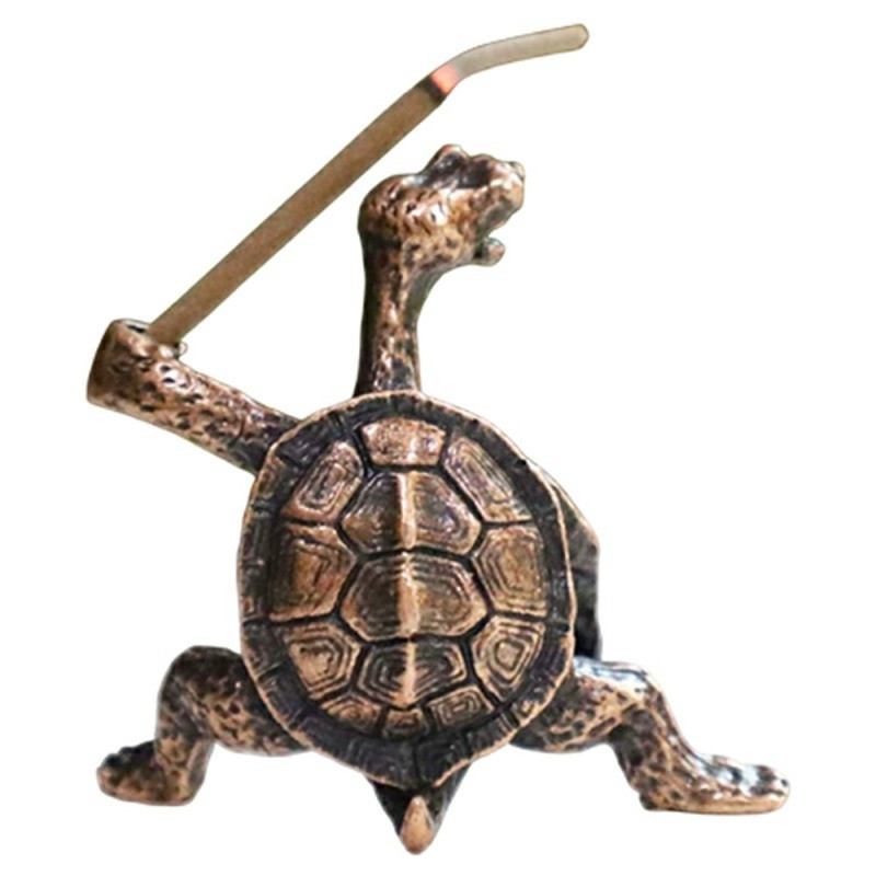 Suitsuketeline Kilpikonna Suitsukepoltin Koriste Meditaatio - Punainen