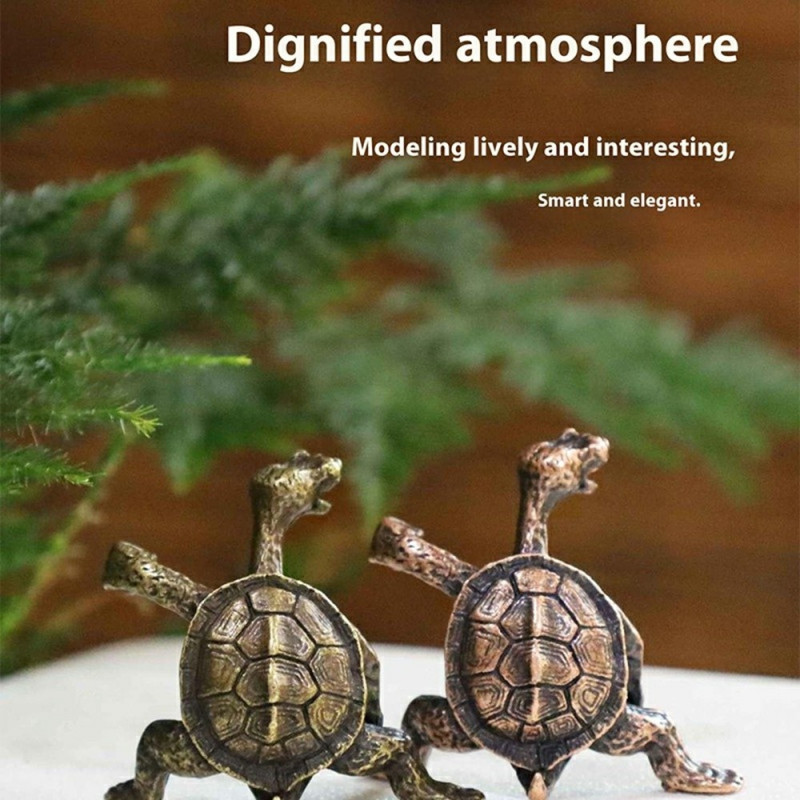 Røgelsesholder Skildpadde Røgelsesbrænder Ornament Meditation - Rød