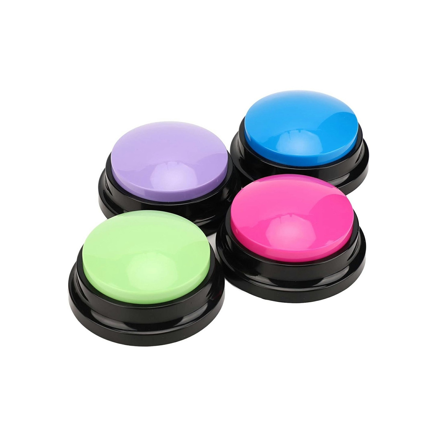 Train Dog 4 pcs Recordable buttons sound buttons talk button for pet training