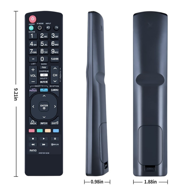 TV remote control Replacement for AKB72915238 For LG TV