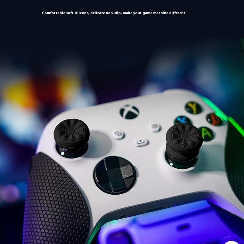 2 stk. tommelgrep fingergrep til Sony PlayStation 5/4 tommelspakforlenger - lilla