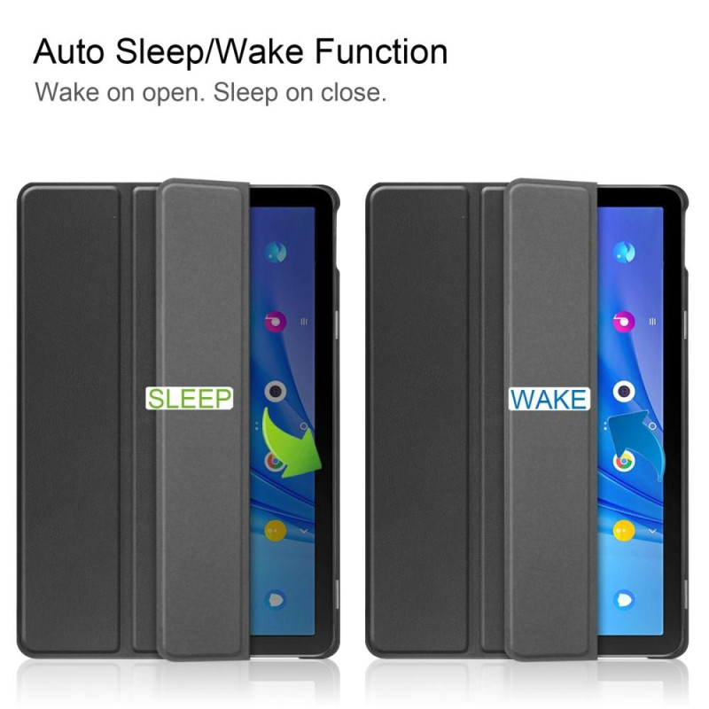 tand Slim Fit Cover TCL TAB 10s (10.1") Sleep / Wake - Black