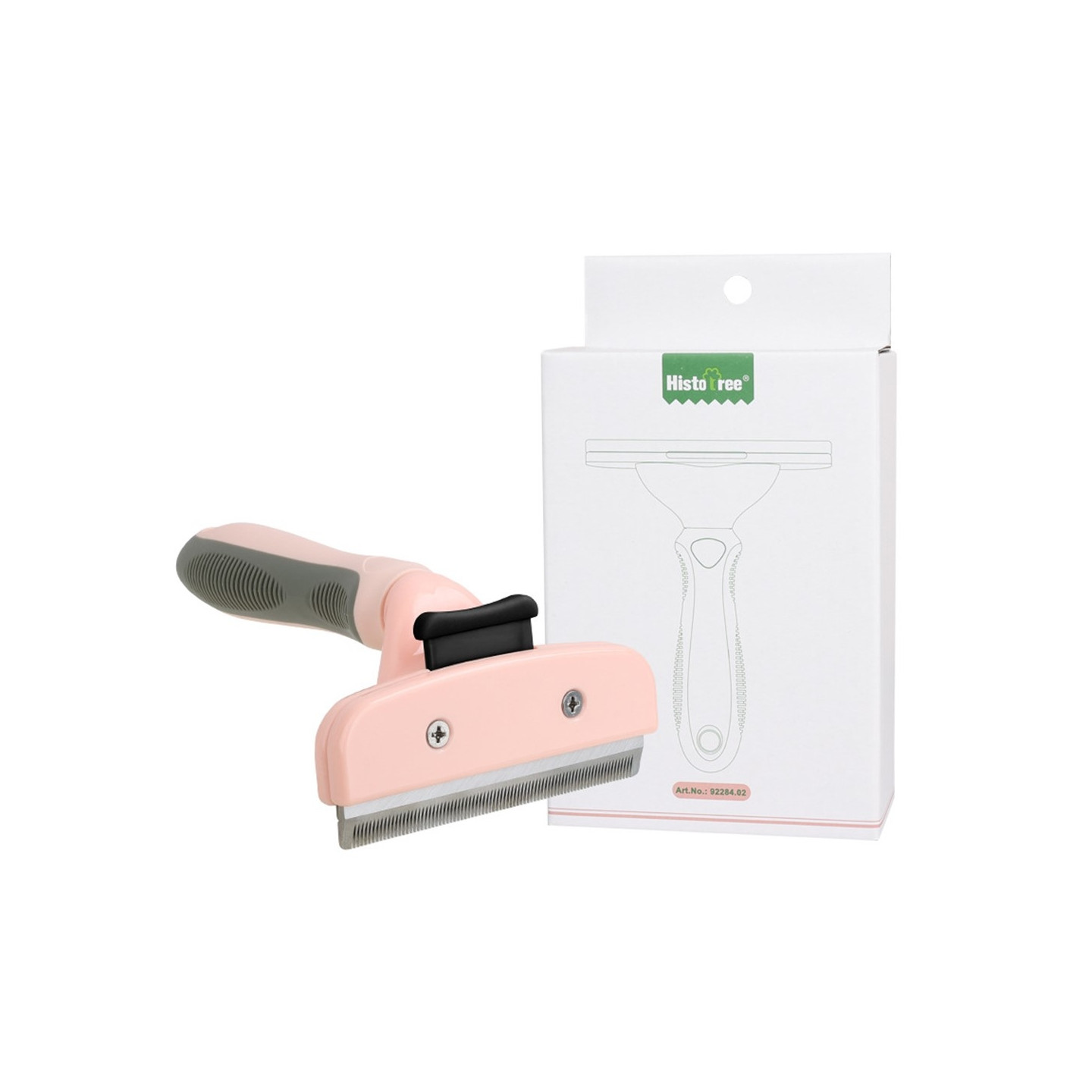 100 mm metallblad plast grooming borste husdjur hund katt kam knutar trassel