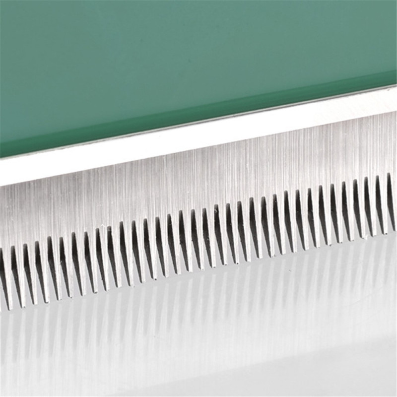100 mm metallblad plast grooming borste husdjur hund katt kam knutar trassel