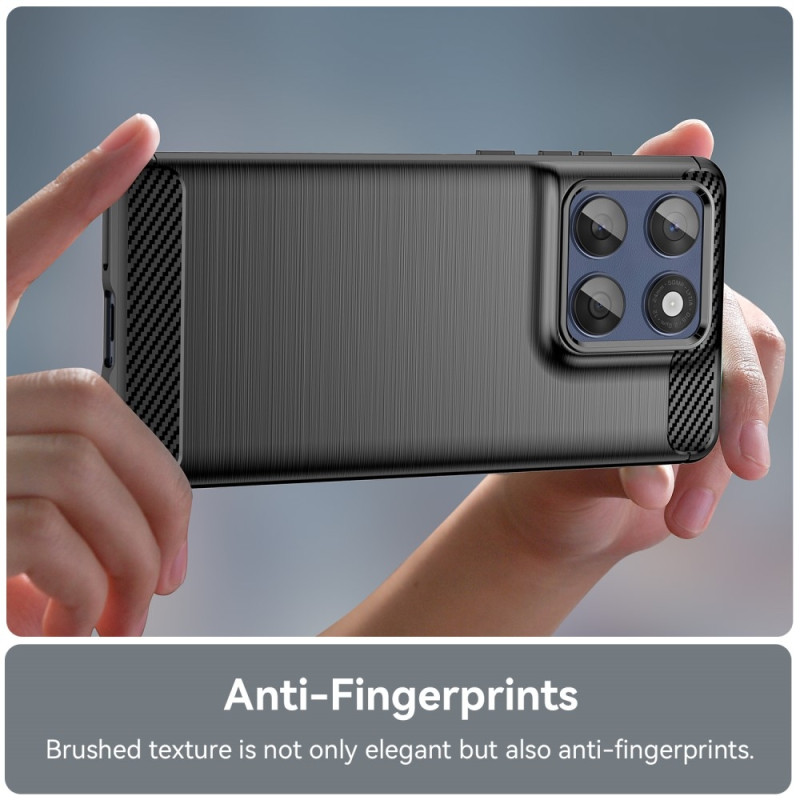 Motorola Edge 60 5G / 60 Fusion 5G Suojakuori Carbon Fiber Rakenne Harjattu