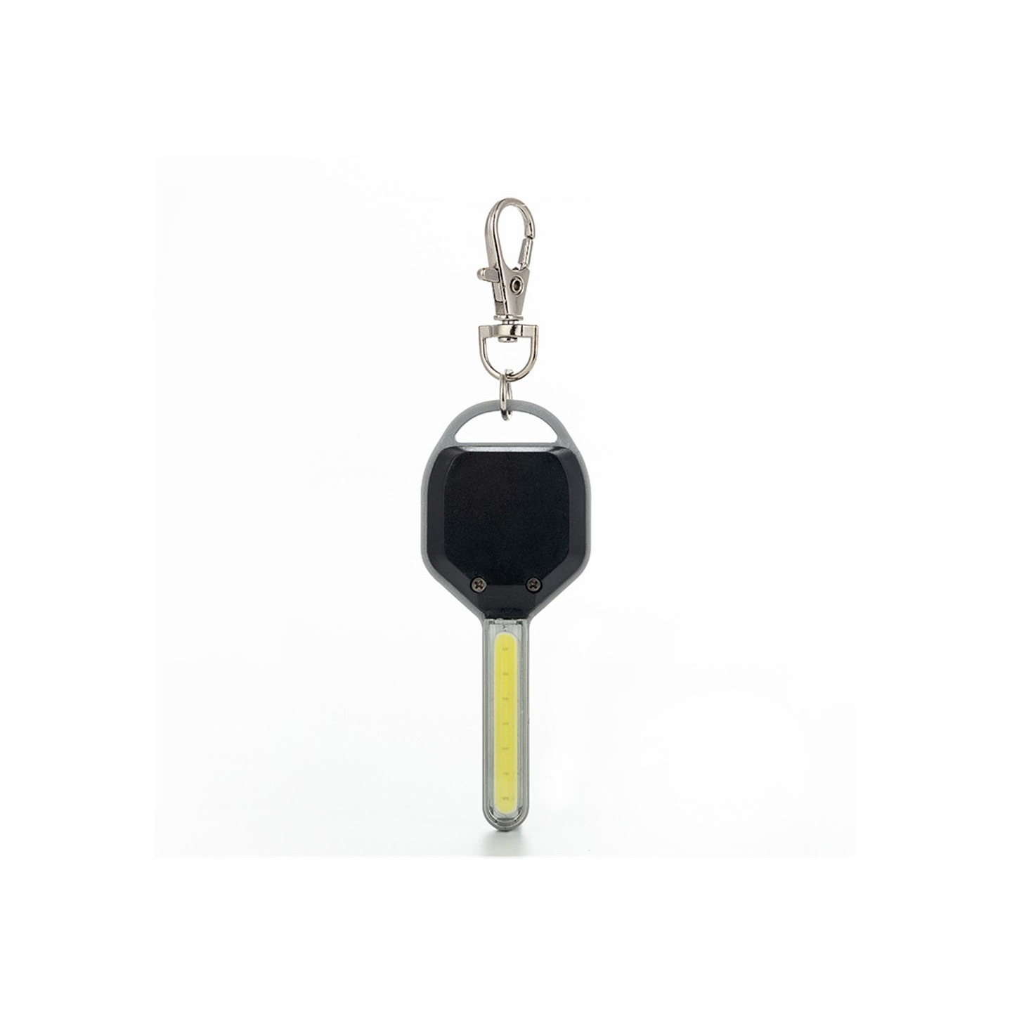 Mini LED Flashlight Keychain Portable LED Night Light Emergency Lighting - Silver