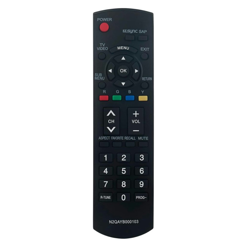 Fjärrkontroll Ersättning för N2QAYB000103 För Panasonic TV