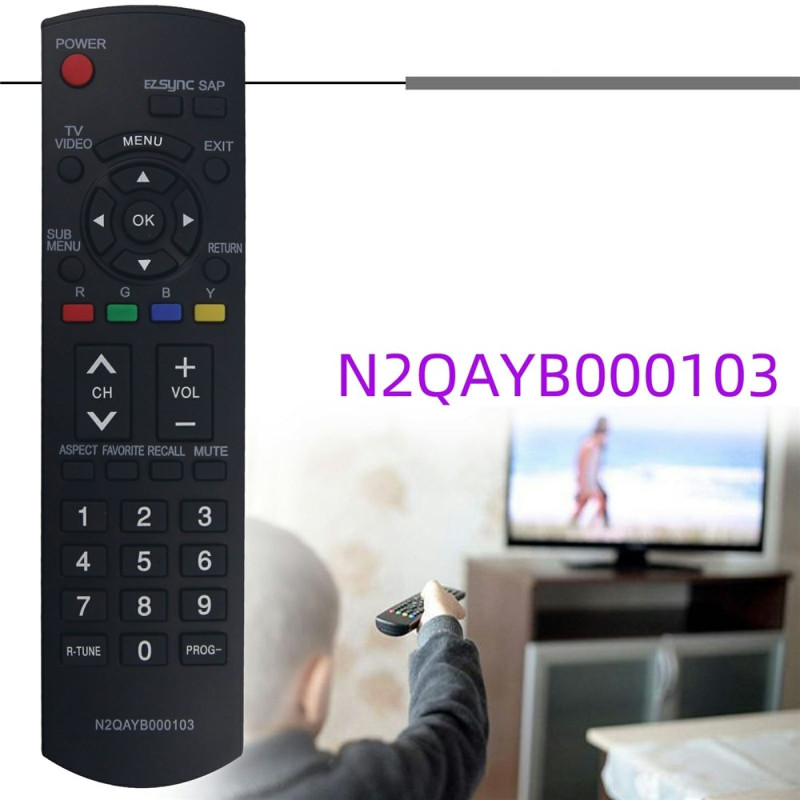 Fjernkontrollerstatning for N2QAYB000103 For Panasonic TV