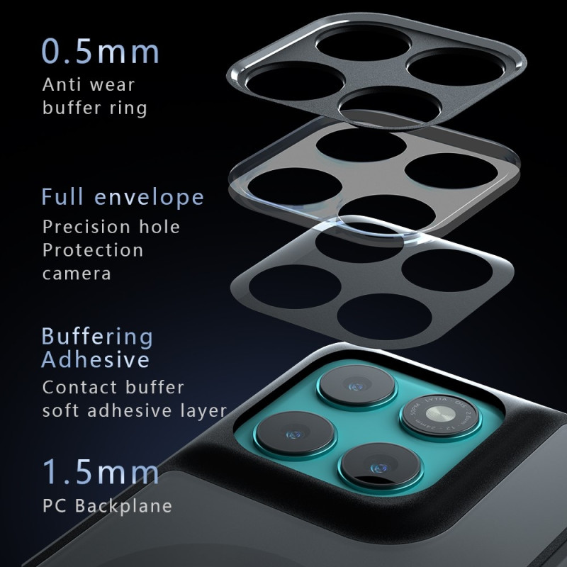 For Motorola Edge 60 5G / 60 Fusion 5G Case Compatible with MagSafe Anti Drop PC + TPU Phone Cover – Black