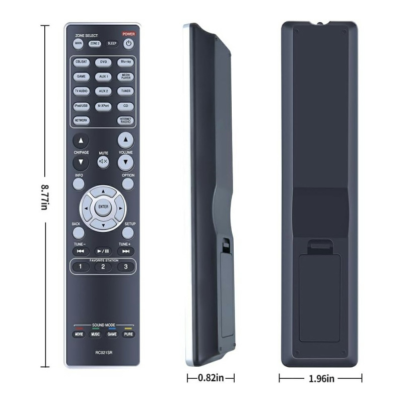 Kaukosäätimen vaihto RC021SR:lle Marantz-vahvistimille