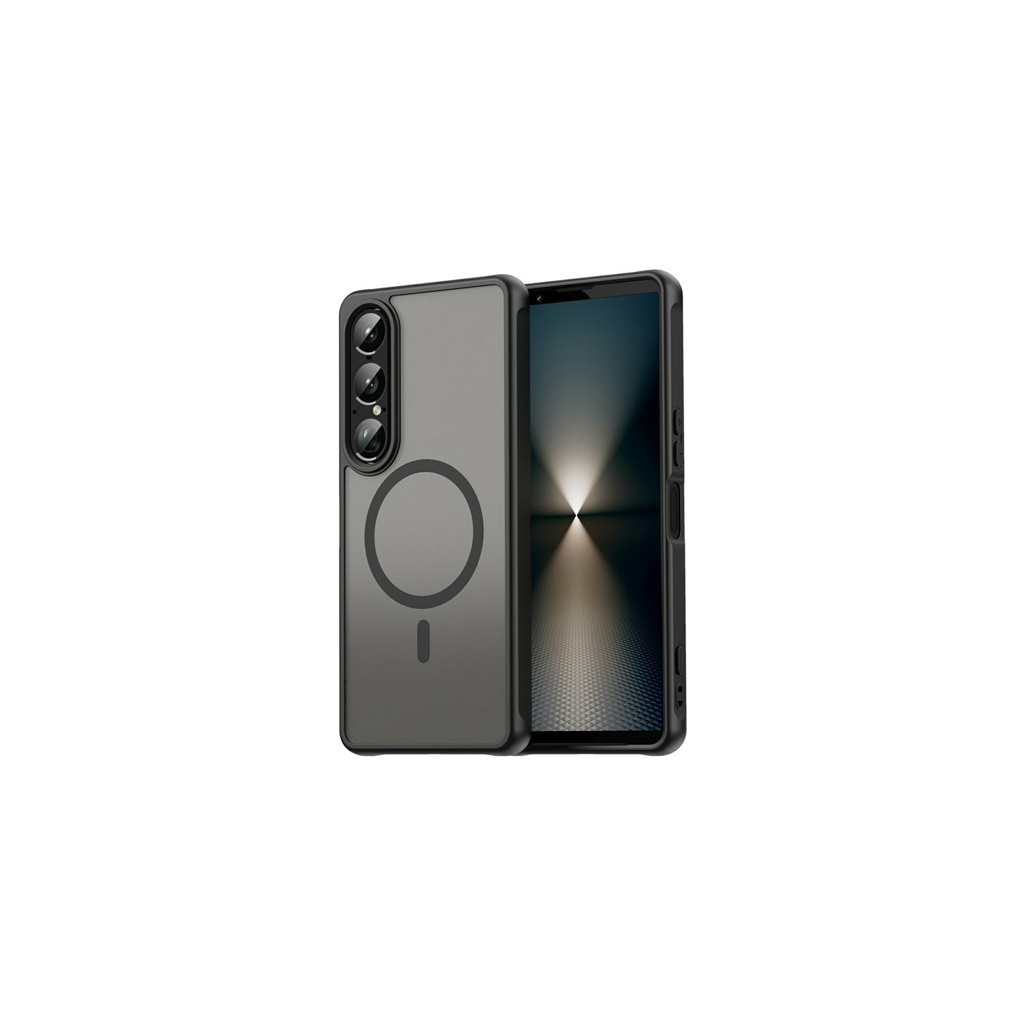 For Sony Xperia 1 VII Deksel Kompatibelt med MagSafe Anti-Fall PC + TPU Telefondeksel