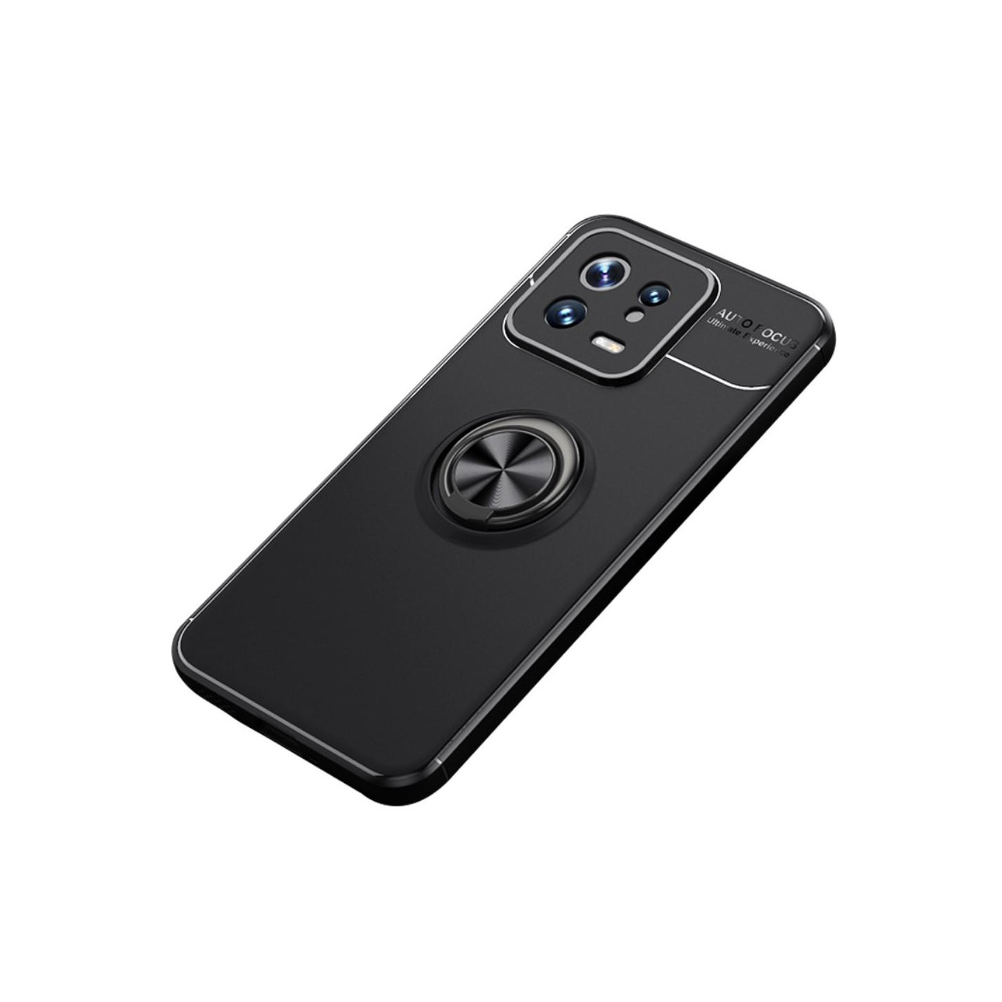 For Xiaomi 13 5G TPU - deksel med fingerring - svart