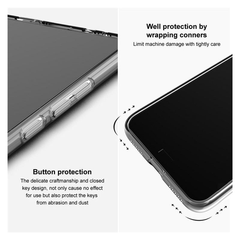 For Honor Magic7 Pro 5G Deksel IMAK UX-5 Series Klar TPU Slim Back Cover