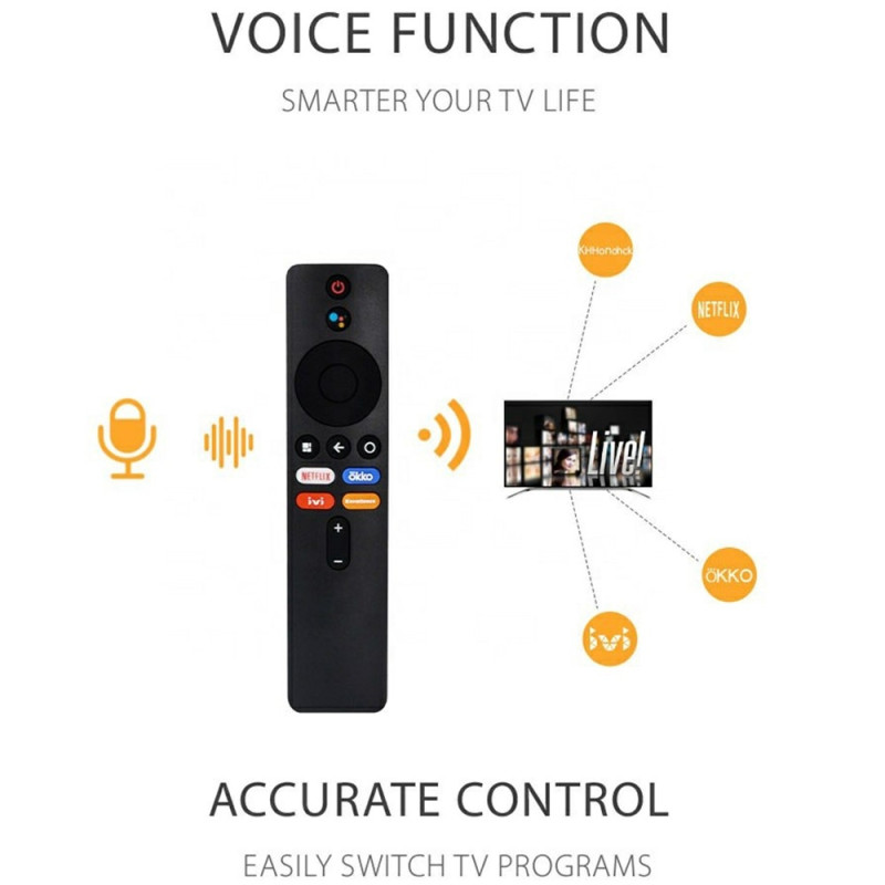 Remote Control Replacement for XMRM-M6 Xiaomi TV Voice Function