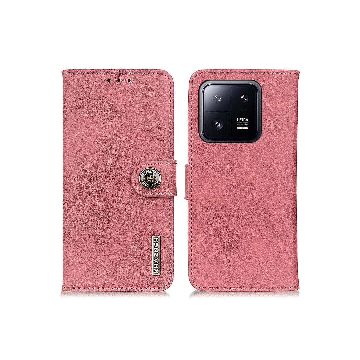 KHAZNEH For Xiaomi 13 Pro 5G Wallet Stand Case - Pink