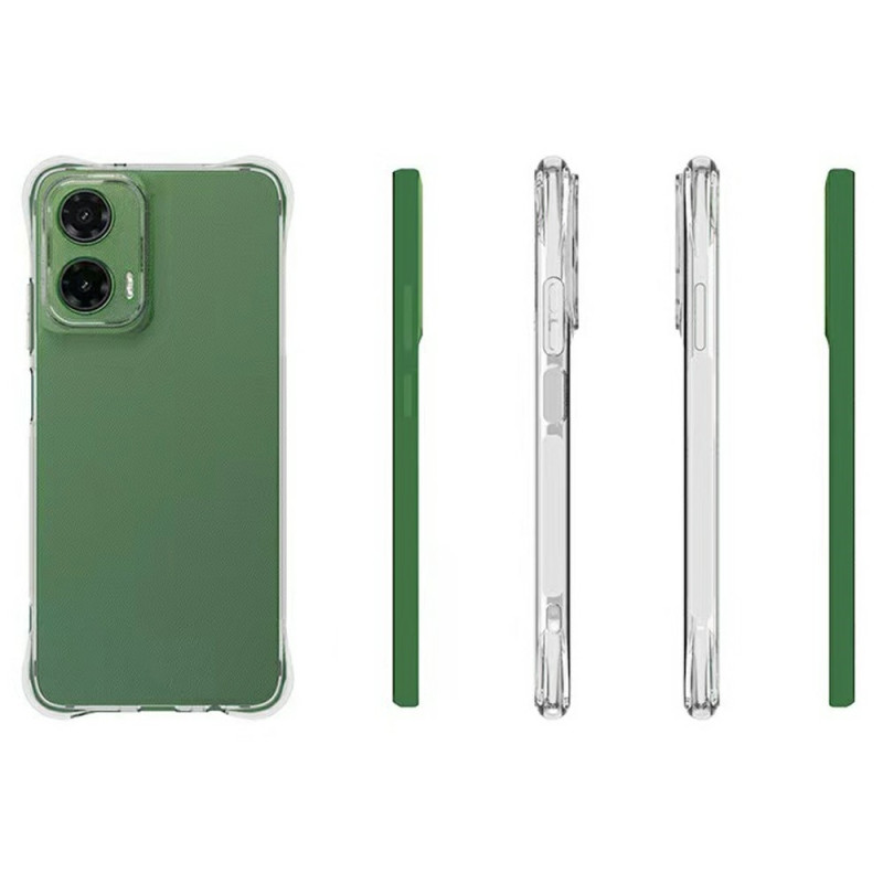 Motorola Moto G35 5G Kuori Pehmeä Takakuori TPU Puhelinkotelo, Suuret Aukot