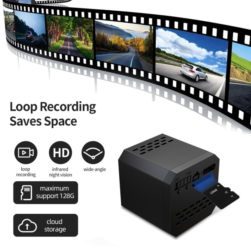 Turvakamera + 32GB yönäkövalvonta liiketunnistuksella ja etäkatselulla