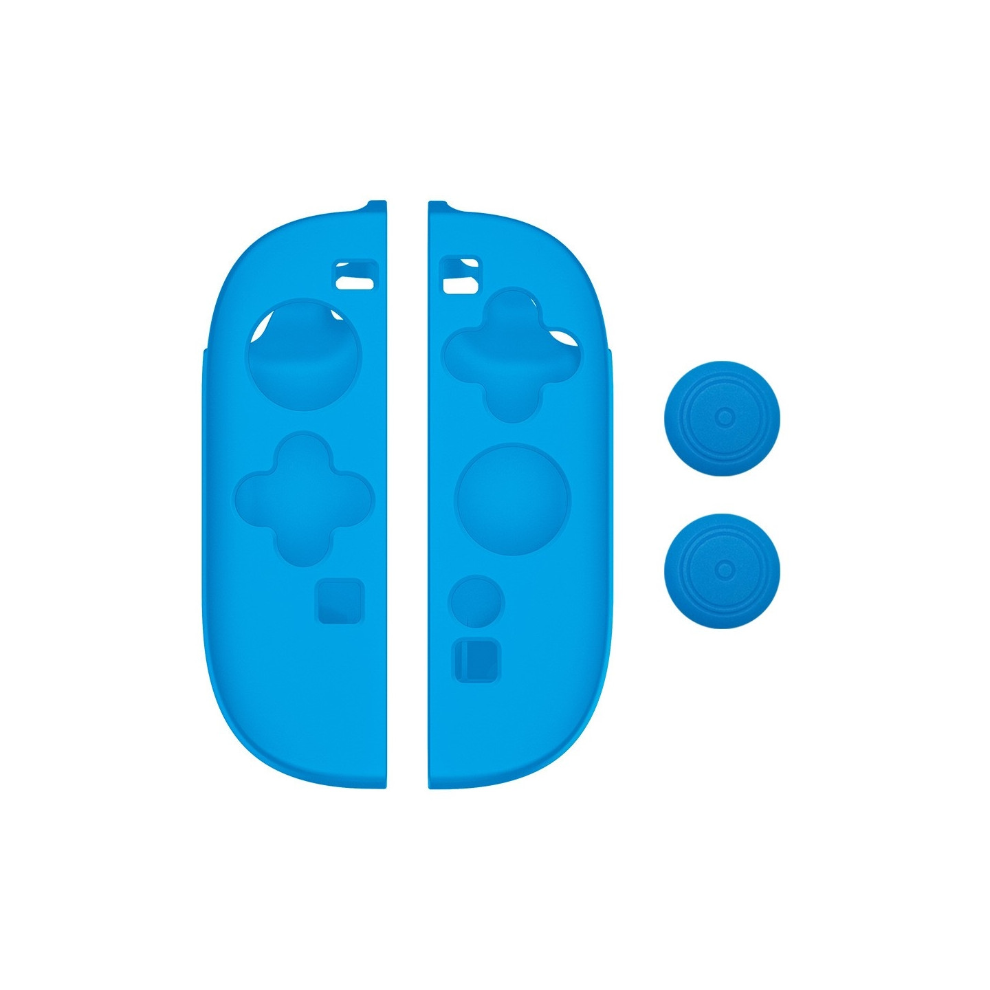 1 Pair Compatible with Nintendo Switch 2 Controllers Case Cover Protection 2 Covers - Blue