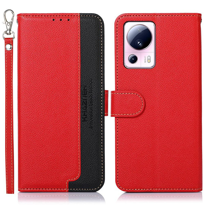 KHAZNEH Phone Cover to Xiaomi 13 Lite / Xiaomi Civi 2 - Red/Black