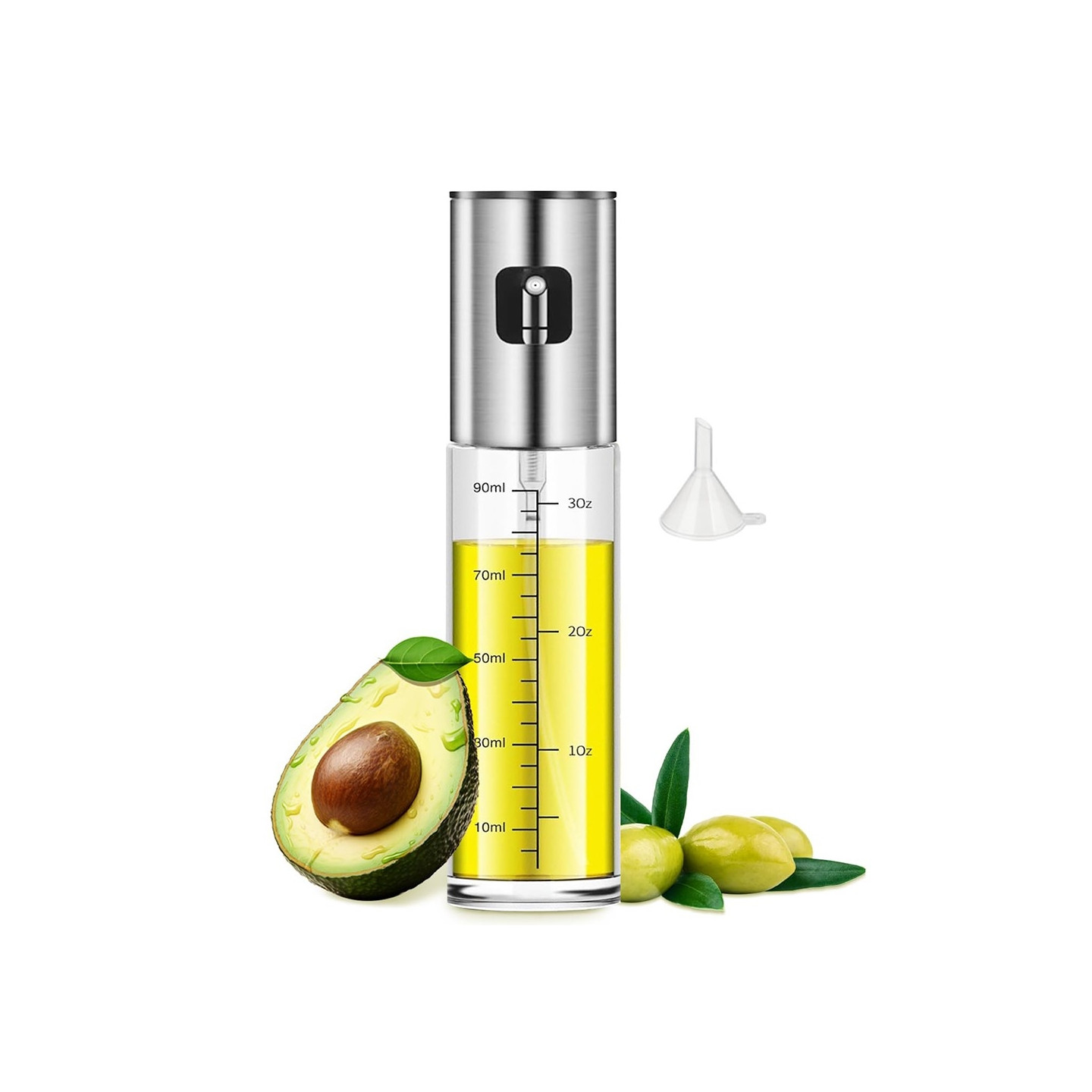 100 ml keittiön ruokaöljypullo 100 ml suihkepullo oliiviöljyetikka soijakastike