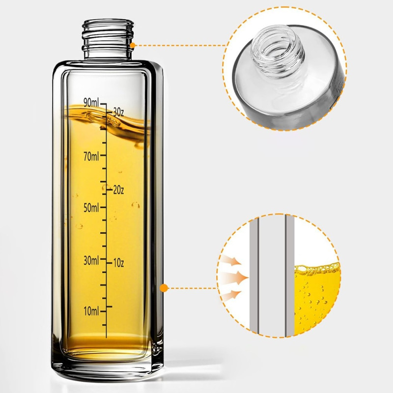 100 ml keittiön ruokaöljypullo 100 ml suihkepullo oliiviöljyetikka soijakastike