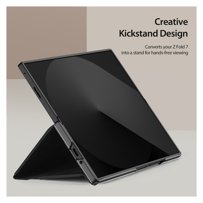 DUX DUCIS Bril-serien För Samsung Galaxy Z Fold7 5G Fodral med Pennhållare - Svart