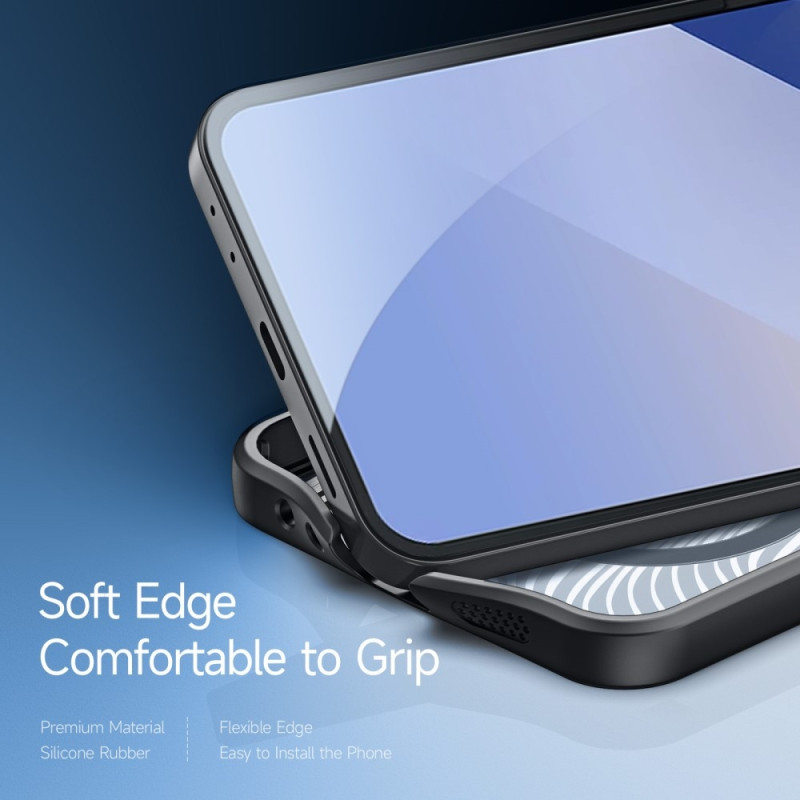 For Samsung Galaxy Z Flip7 5G Deksel DUX DUCIS Aimo-serien Telefondeksel REACH-sertifisert - Svart