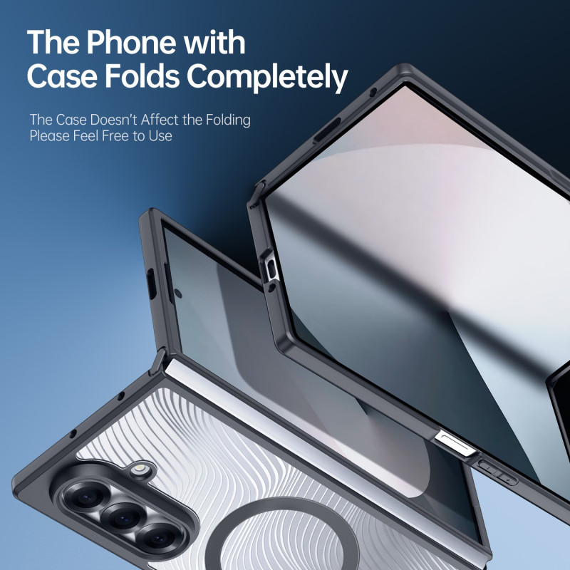 For Samsung Galaxy Z Fold7 5G Deksel DUX DUCIS Aimo-serien Telefondeksel REACH-sertifisert med MagSafe