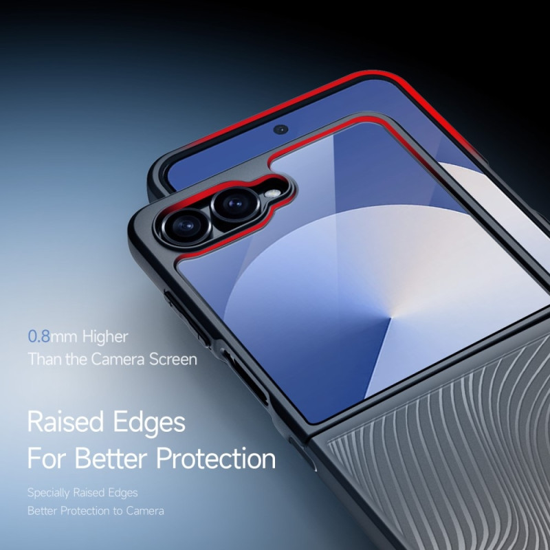 Samsung Galaxy Z Flip7 5G Suojakuori DUX DUCIS Aimo-sarja Puhelinkuori REACH-sertifioitu - Musta