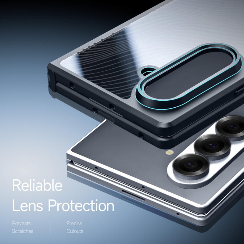 For Samsung Galaxy Z Fold7 5G Case DUX DUCIS Aimo Series Phone Cover REACH Certification - Black