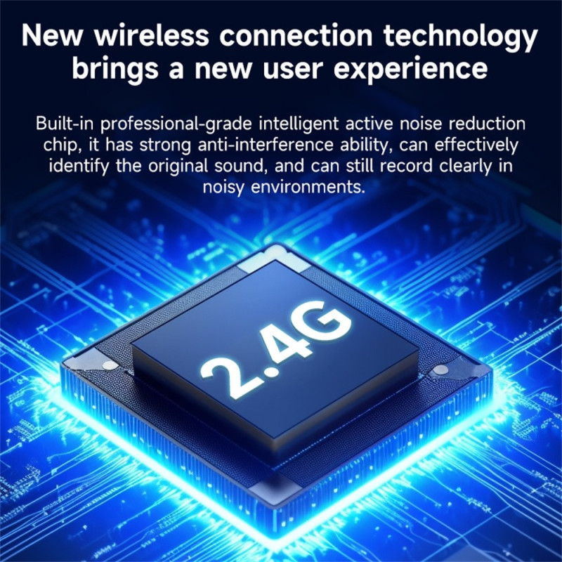 SX23 iP Mikrofon Lavalier Støjreducerende Trådløs 2 Mikrofoner + 1 Modtager