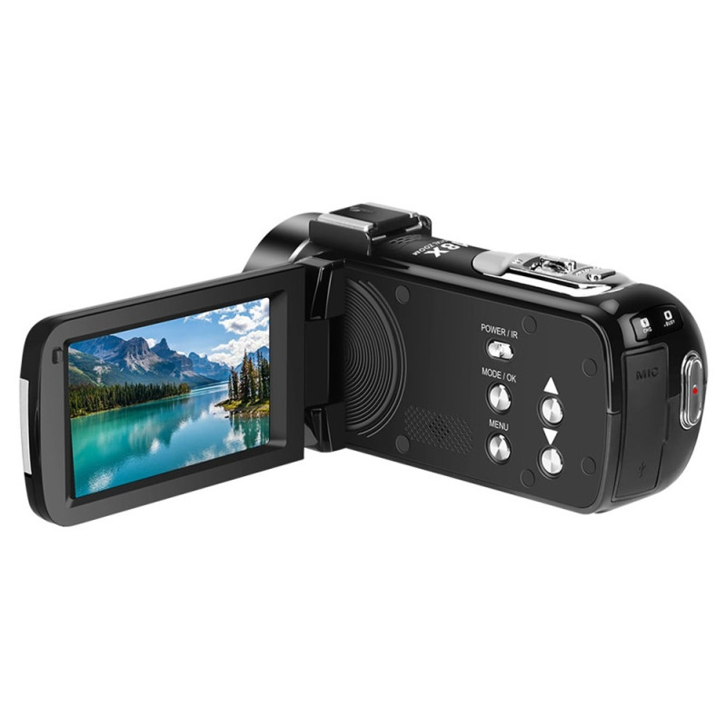 Videokamera ORDRO B320 3" IPS infrapunayönäkö 18x zoom 30MP digitaalikamera