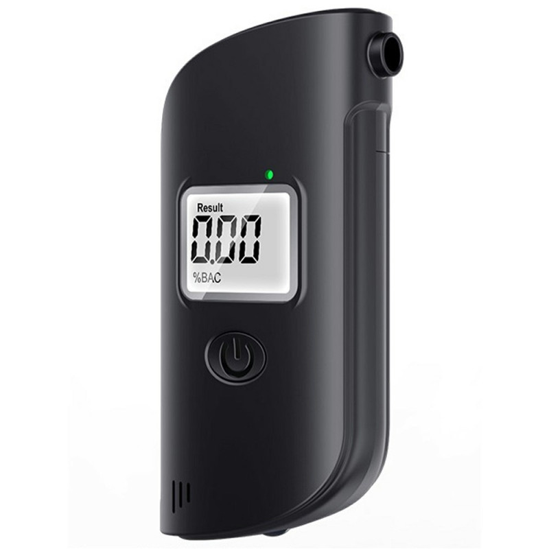 MR689 Alkoholmätare Alkoholmätare Hög precision BAC-detektor Vitt LED-ljus