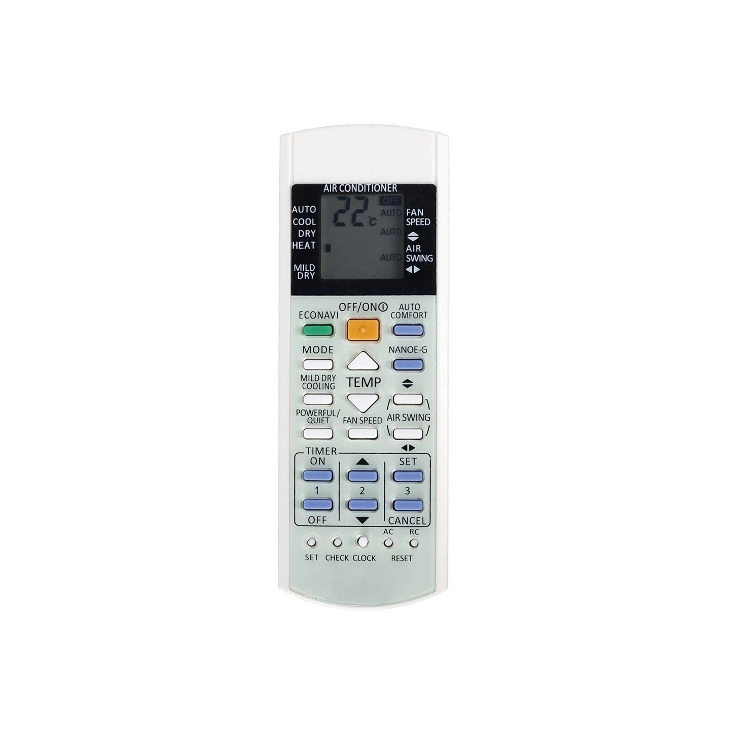Replacement Remote Control for A75C3706 Panasonic Air Conditioner