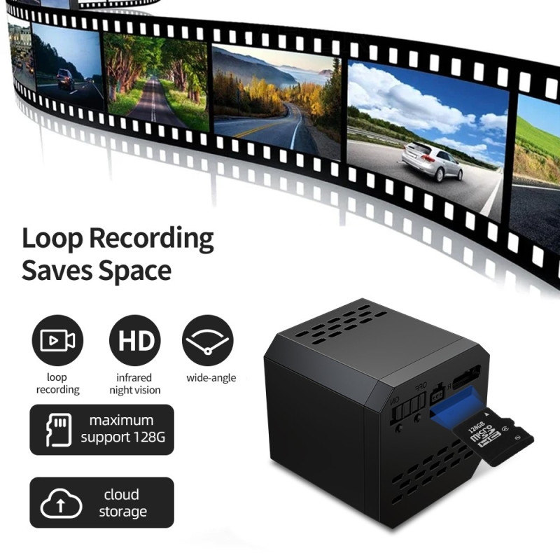 Sikkerhedskamera Nattesyn Overvågning Trådløs Bevægelsesdetektion Fjernvisning