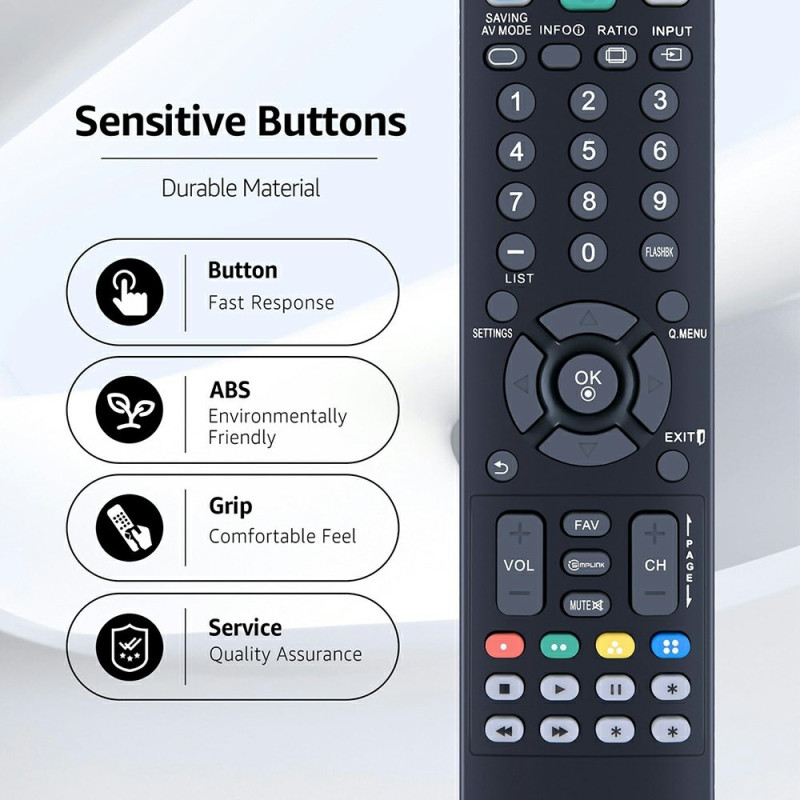 TV fjärrkontroll Ersättning för AKB73655806 För LG TV