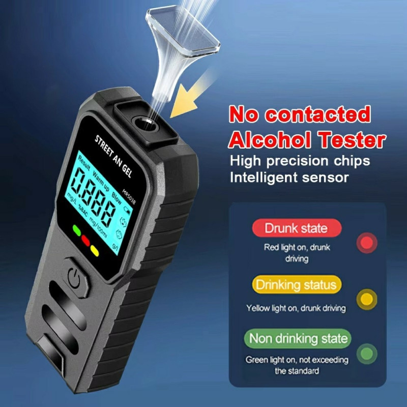 Breathalyzer High Precision Alcohol Tester Digital Breathalyzer with Voice Message