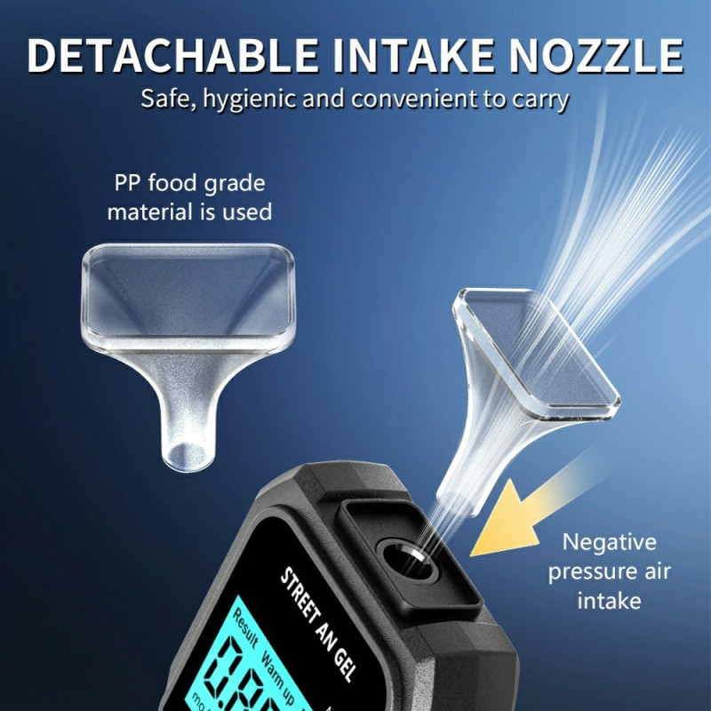 Alkomätare Högprecisions Alkoholtestare Digital Alkomätare med Röstmeddelande