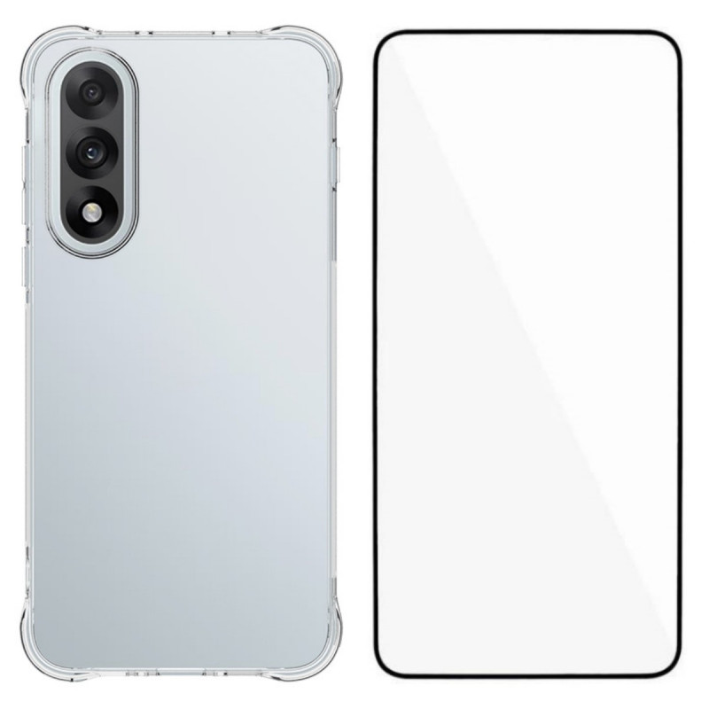 Til OnePlus Nord Nord 5 5G Etui TPU-telefoncover med hærdet glasskærmbeskytter