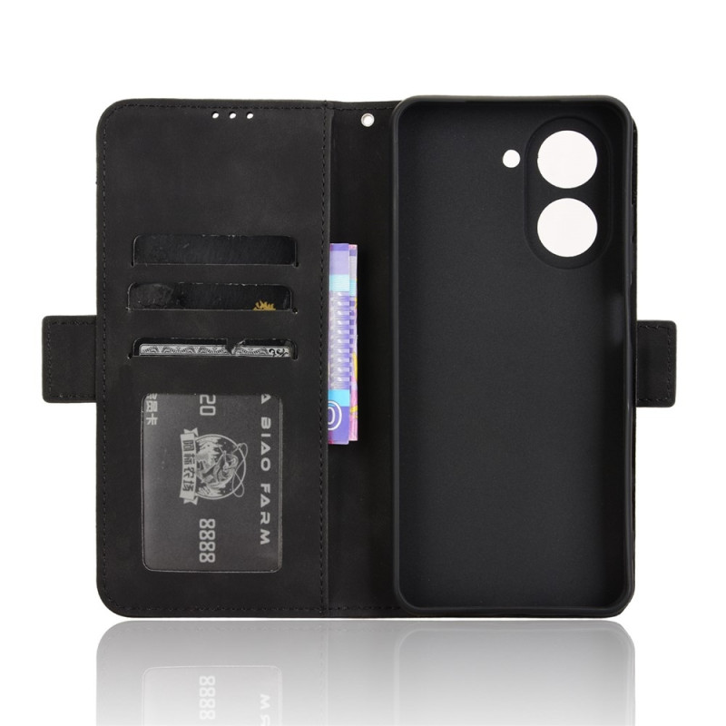For Xiaomi Redmi A5 4G Case Phone Wallet Cover with Multiple Card Slots - Black