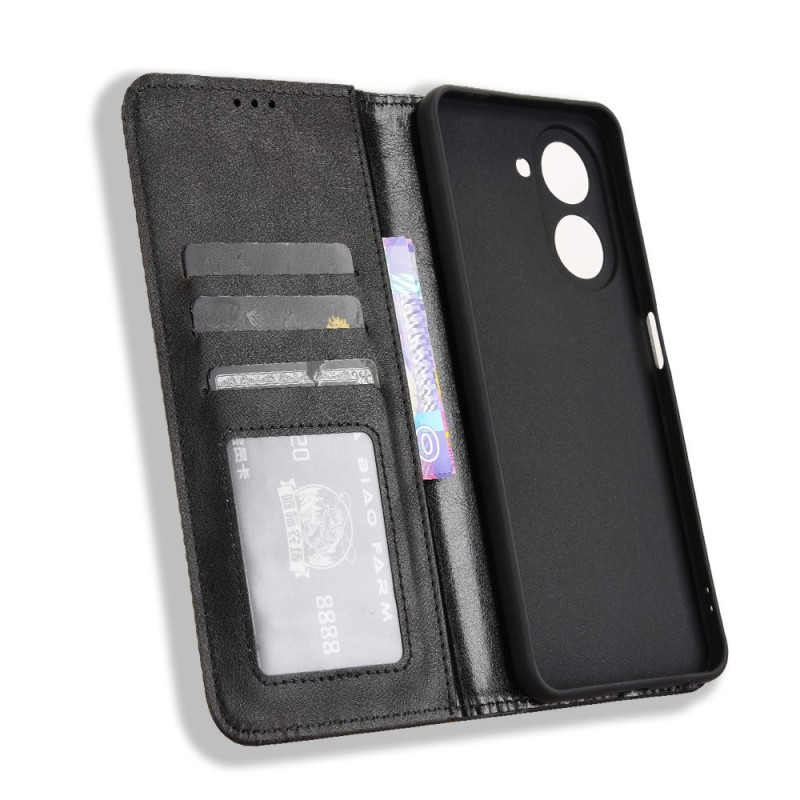 Xiaomi Redmi A5 4G Stand Phone Case Full Protection Wallet Cover - Black