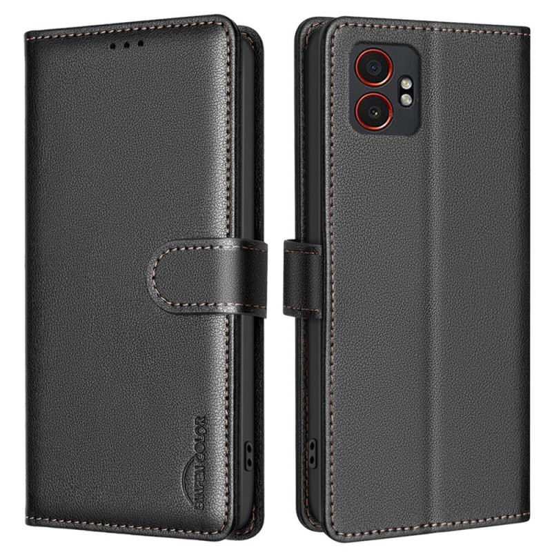 BINFEN COLOR Til Samsung Galaxy XCover7 Pro Pung RFID-blokerende Telefoncover